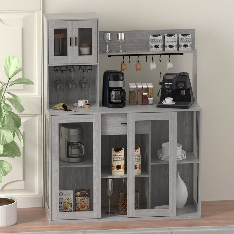 Coffee bar online buffet cabinet